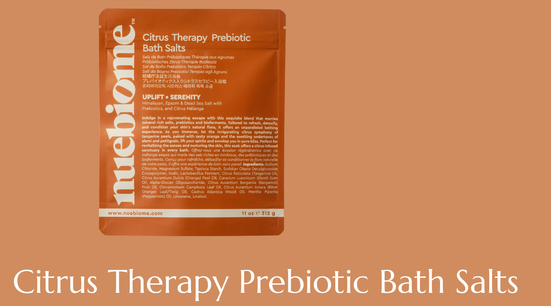 Nuebiome citrus bath salts