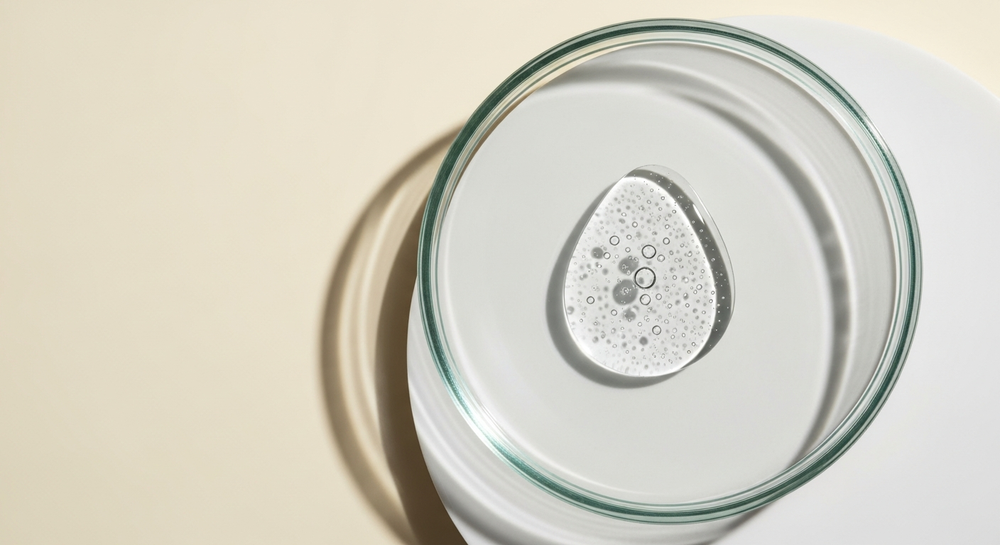 Sparkling, pristine blue water surface reflecting light, symbolizing purity and refreshment